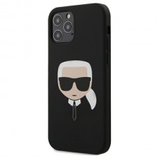 Apple iPhone 12/12 Pro KARL LAGERFELD szilikon Hátlap -fekete